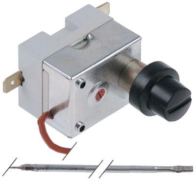 Sikkerhedstermostat Frakoblingstemp. 318°C 1-polet 16A Føler ø 3mm Føler L 137mm Kapillærrør