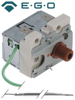 Sikkerhedstermostat Frakoblingstemp. 132°C 1-polet 16A Føler ø 31mm Føler L 200mm Kapillærrø