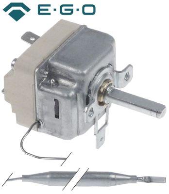 Termostat 1-polet Føler ø 6mm Føler L 136mm Kapillærrør 750mm Arbejdsområde 32-96°C EGO