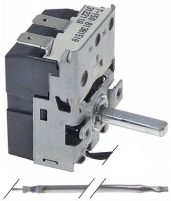 Termostat T.maks. 290°C 1-polet 1NO Føler ø 3mm Føler L 165mm Kapillærrør 1040mm Pakdåse