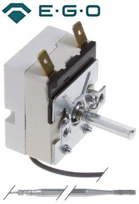 Termostat T.maks. 280°C 1-polet 1NO 16A Føler ø 4mm Føler L 113mm Kapillærrør 9010mm