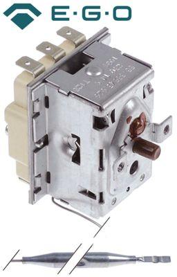 Sikkerhedstermostat Frakoblingstemp. 260°C 3-polet 3NC Føler ø 6mm Føler L 87mm Kapillærrør