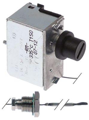 Sikkerhedstermostat Frakoblingstemp. 335°C 1-polet 16A Føler ø 3mm Føler L 180mm Kapillærrør