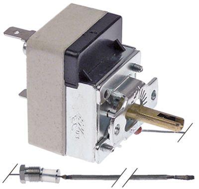 Termostat T.maks. 280°C 1-polet 1NO 16A Føler ø 3mm Føler L 180mm Kapillærrør 1450mm