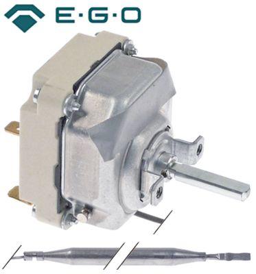 Termostat T.maks. 190°C 3-polet 3NO 16A Føler ø 6mm Føler L 133mm Kapillærrør 530mm