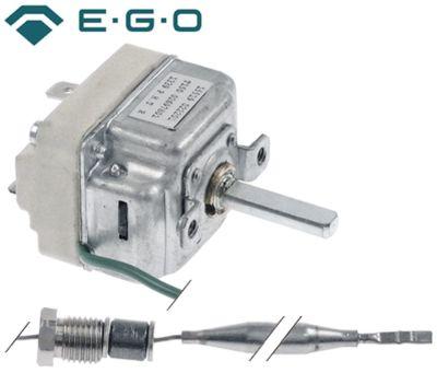 Termostat T.maks. 110°C 1-polet 1NO 16A Føler ø 6mm Føler L 140mm Kapillærrør 875mm