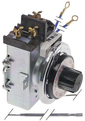 Termostat T.maks. 288°C 2-polet 2NO 30A Føler ø 5mm Føler L 295mm Kapillærrør 1540mm