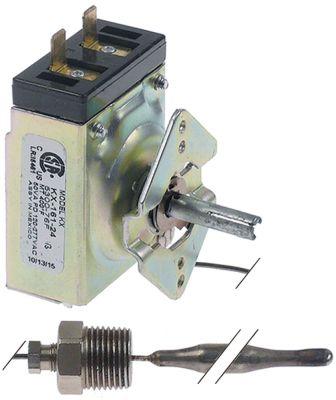 Termostat T.maks. 204°C 1-polet 1NO Føler ø 8mm Føler L 128mm Kapillærrør 570mm Pakdåse 5