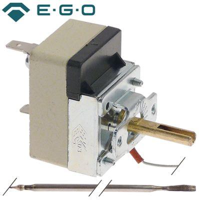 Termostat T.maks. 320°C 1-polet 1NO 15A Føler ø 3mm Føler L 155mm Kapillærrør 1030mm