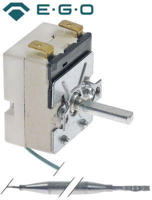 Termostat T.maks. 120°C 1-polet 1NO 16A Føler ø 6mm Føler L 113mm Kapillærrør 870mm