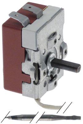 Termostat T.maks. 300°C 1-polet 1NO 16A Føler ø 4mm Føler L 105mm Kapillærrør 1600mm