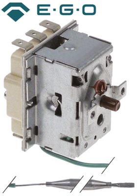 Sikkerhedstermostat Frakoblingstemp. 154°C 3-polet 20A Føler ø 6mm Føler L 98mm Kapillærrør