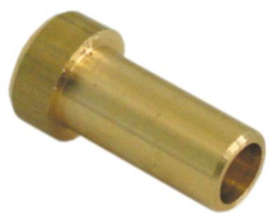 Bøsning Messing ID ø 8mm H 30mm D1 ø 15mm D2 ø 108mm