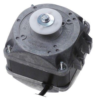 Ventilatormotor 16W 230V 60Hz B 87mm K 15mm E 43,5mm Udvendige mål 83x83mm Kabellængde 500mm