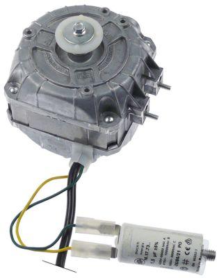 Ventilatormotor EURO MOTORS 8W 230V 1900o/min Leje Glideleje L1 50mm L3 88mm Kabellængde 550mm