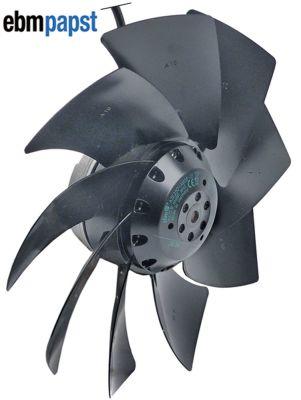 Ventilator ebm-papst 120/160W 230V 2450o/min Kabellængde 400mm A2E250AM06-01 trykker 50Hz