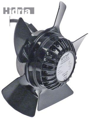 Ventilator HIDRIA Type R09E-2026P-2M-1611 45W 230V 2680o/min Kabellængde 1300mm trykker 50/60Hz