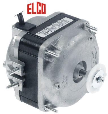 Ventilatormotor ELCO 18W 230V 1300/1550o/min Tilslutning Kabel 500mm Leje Glideleje