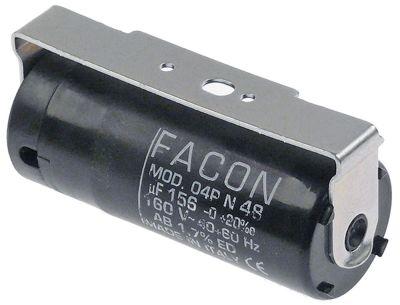 Startkondensator 160V FACON 60Hz Kapacitet 156µF