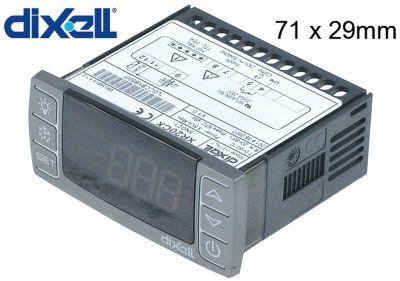Elektronikregulering DIXELL XR20CX-5N0C1 Indbygningsmål 71x29mm 230V Spænding AC NTC/PTC