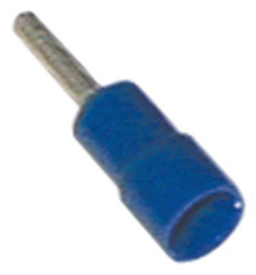 Kabelsko Pin 2,8 mm. 2,5mm²100 stk. pvc blå  t.max. 75°C