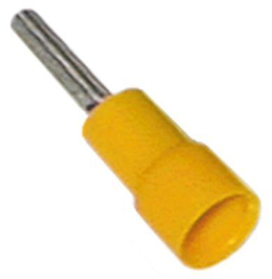 Kabelsko Pin 2,8 mm. 6,0mm²100 stk. pvc gul  t.max. 75°C
