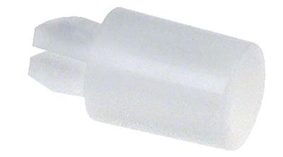 Afstandsbøsning L 24mm Plastik hvid ø 12mm